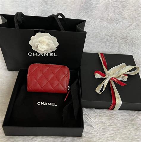 chanel teal wallet|genuine Chanel wallet.